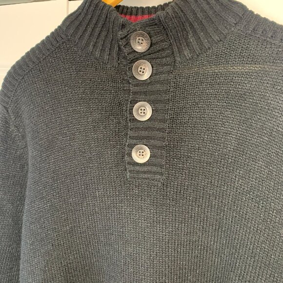 Kensington Eastside Mens Quarter- Button Down Sweater - Picture 2 of 12